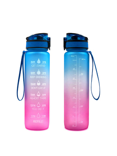 Botella de Agua Transparente 1L Kawaii sin BPA - Infusor de Frutas Reutilizable - Image 17