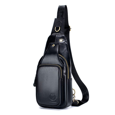 Bolsa Bandolera Vintage de Cuero Genuino para Hombre - Image 14