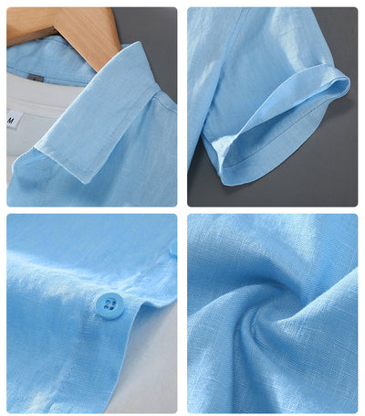 Camisa Casual de Manga Corta para Hombre - Image 16