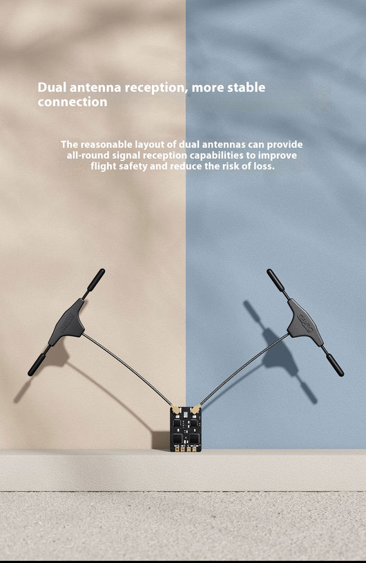 Receptor ELRS Dual 24g Nueva Generación con Diversidad de Antenas y Alta Frecuencia de Refresco - Image 14