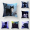 Funda de Almohada Decorativa Gato Cartoon Tela Melocotón para Home Office