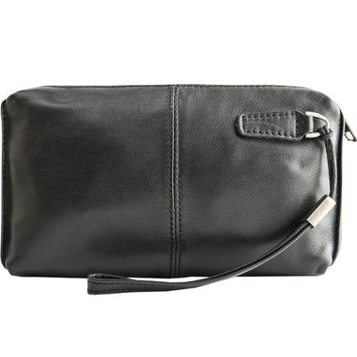 Bolso de Mano de Cuero Vacuno Premium con Cierre de Cremallera - Image 7