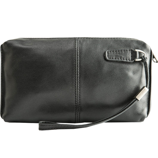 Bolso de Mano de Cuero Vacuno Premium con Cierre de Cremallera - Image 7