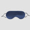 Silk Eye Mask 16 M Eye Protection Ear-mounted Adjustable Eye Mask Dark Azul