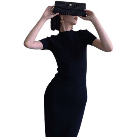Vestido Slim Fit Retro con Temperamento