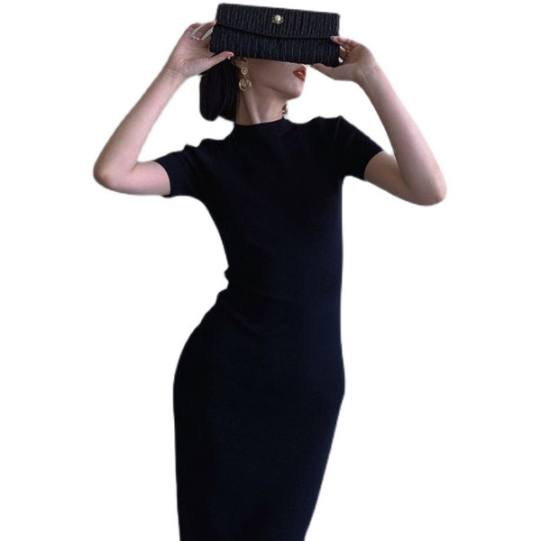 Vestido Slim Fit Retro con Temperamento
