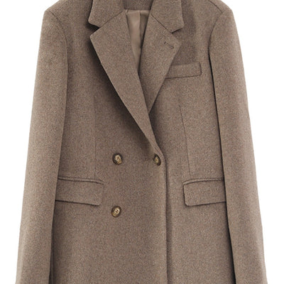 Blazer de Lana para Mujer con Hombros Anchos - Image 5