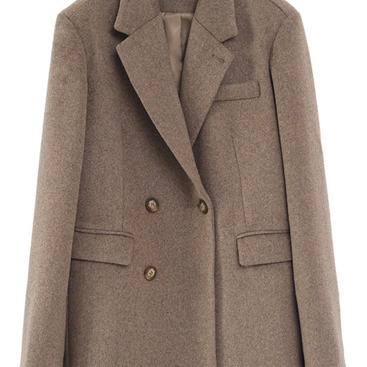 Blazer de Lana para Mujer con Hombros Anchos - Image 5
