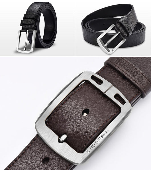 Cinturón Casual Coreano para Hombre con Hebilla de Pasador - Image 9