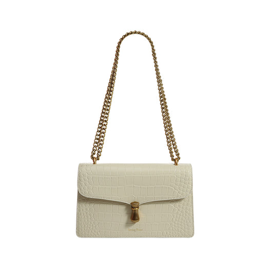 Bolso de Cuero One-Shoulder con Cadena para Mujer - Image 7