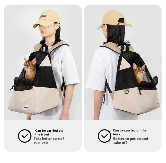 Mochila Transportadora para Mascotas Transpirable de Cuatro Estaciones - Image 12