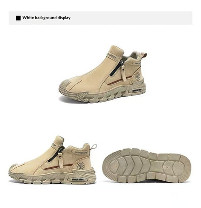 Zapatos de Trabajo Antideslizantes para Hombre con Cierre de Cremallera - Image 15
