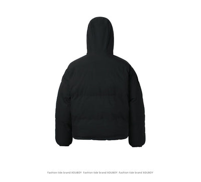 Chamarra Hoodie de Algodón Liso Estilo Americano - Image 27