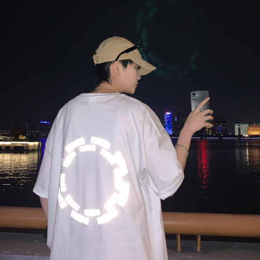 Playera Reflectante de Cinco Puntos para Niño - Manga Corta Verano