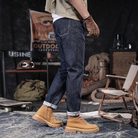 Pantalones Vaqueros Slim Rectos Clásicos para Hombre - Image 4