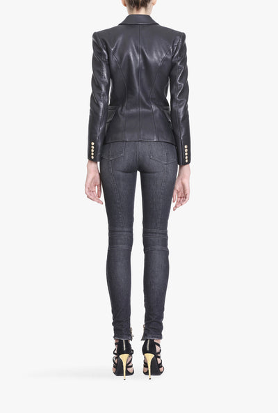 Blusa Corta de Cuero Genuino para Mujer - Estilo Fashion - Image 11