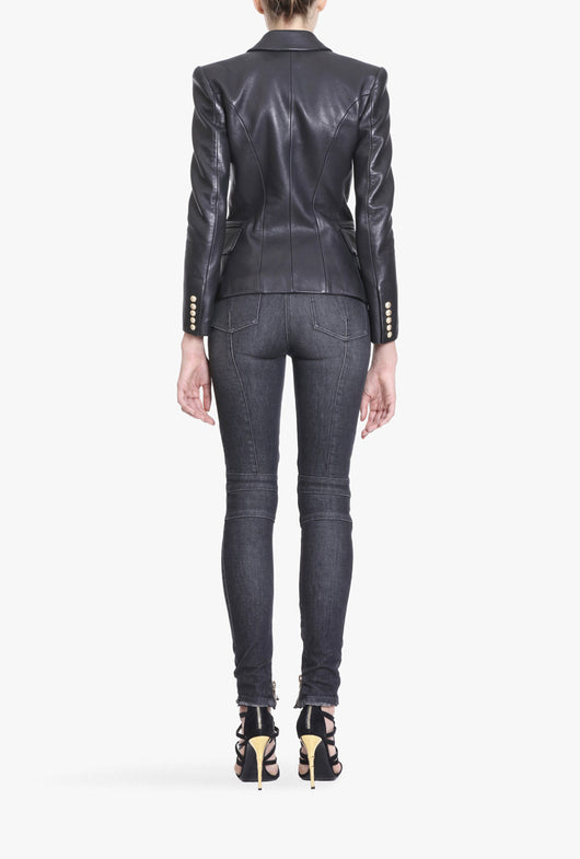 Blusa Corta de Cuero Genuino para Mujer - Estilo Fashion - Image 11