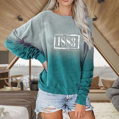 Suéter Casual de Cuello Redondo con Estampado 3D para Mujer - Image 3