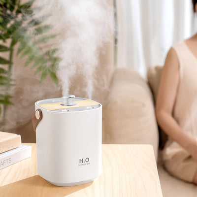 Humidificador Portátil Dual Spray con Niebla Densa para Hogar y Oficina