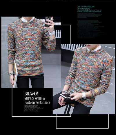 Suéteres Modernos para Hombre - Otoño e Invierno - Image 14