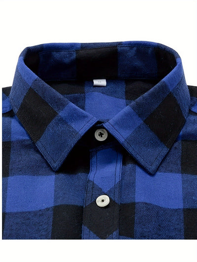 Camisa de Manga Larga con Solapa Elegante para Hombre - Image 39