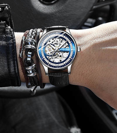 Reloj Mecánico Resistente al Agua con Diseño Hueco Moderno - Image 8