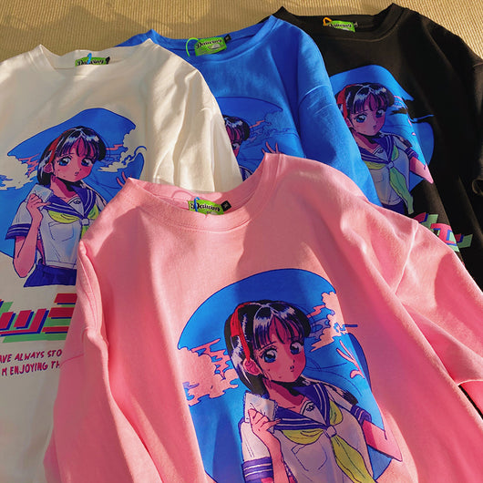 Playera Anime Manga Estudiante Manga Corta - Image 6