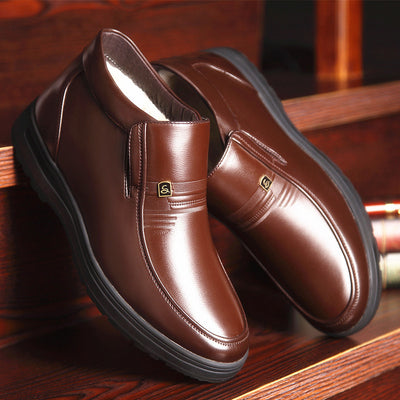 Zapatos Cálidos para Hombre con Forro de Terciopelo y Algodón Premium - Image 7