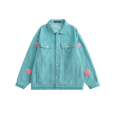 Chaqueta de Pana con Bordado Love String - Image 9