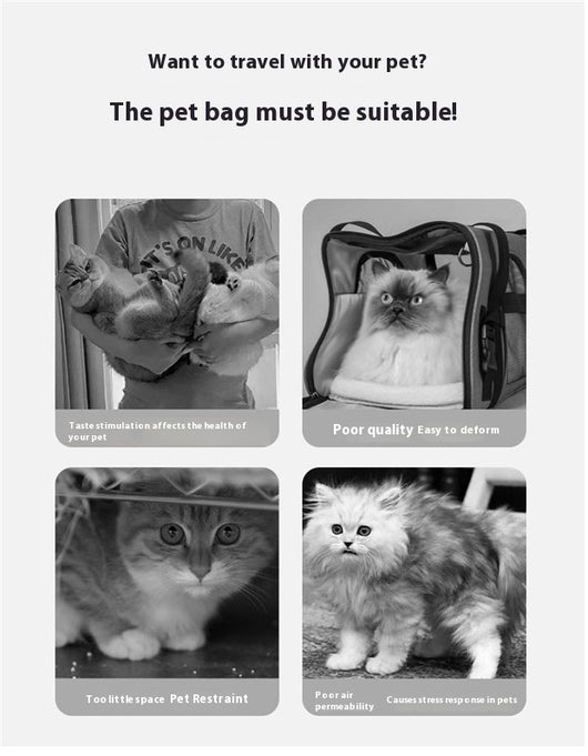 Bolsa Transportadora para Mascotas - Mochila de Viaje Portátil para Perros y Gatos - Image 15