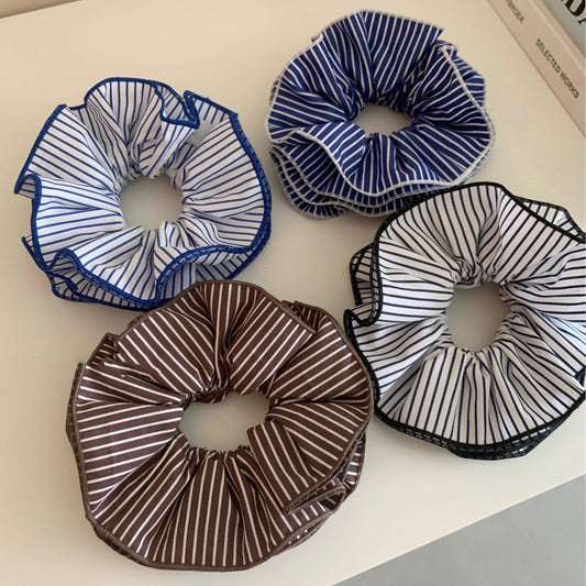 Diadema Rayas Azules - Sujetador de Cabello Elegante