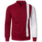 Chaqueta Hoodie Multicolor con Cierre y Cuello Alto