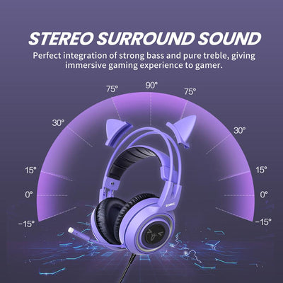 Audífonos con Micrófono Cute Heart - Diseño Trendy para Streamers e Influencers - Image 11