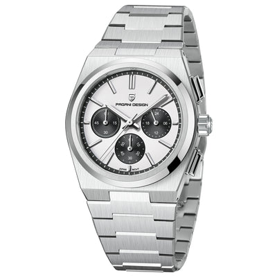 Reloj Cronógrafo Cuarzo Azul Resistente al Agua para Hombre - Image 4