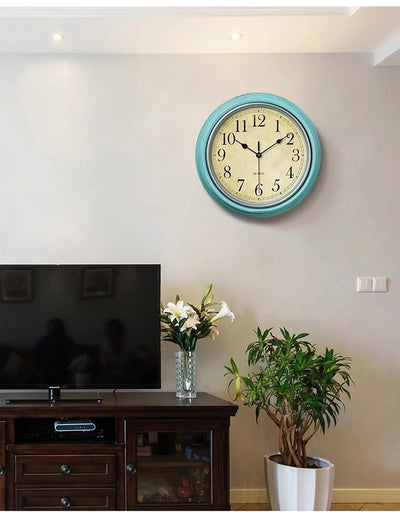 Reloj de Pared Retro Silencioso sin Perforaciones - Image 17