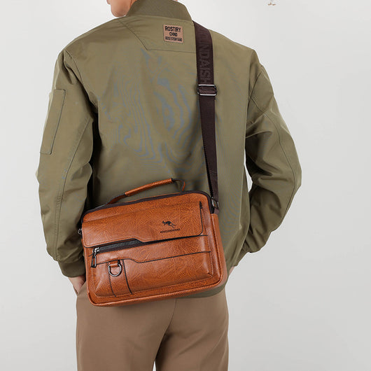 Bolsa Horizontal para Hombre - Bandolera de Cuero - Image 7