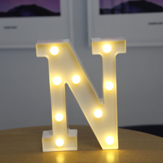 Letrero LED Luminoso Alfabeto 26 Letras - Lámpara Decorativa de Neón - Image 35