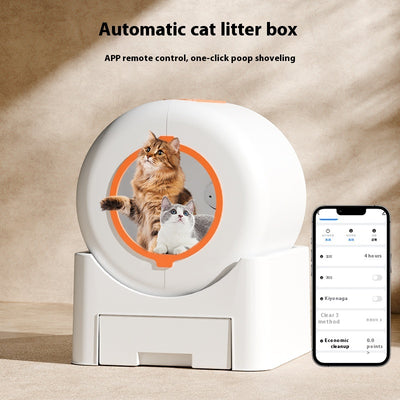 Arenero Automático Inteligente Cerrado con Limpieza Automática y Desodorización