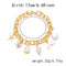 Women's Fashion Starfish Pearl Shell Fishtail Multi-pendant Necklace Bracelet Blanco Bracelet