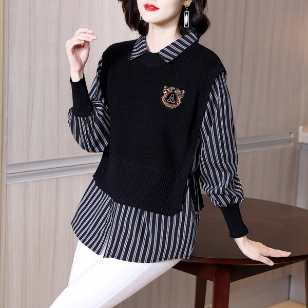Playera Tejida Estilo Western para Mujer