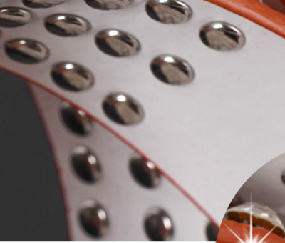 Cinturón para Mujer de Cuero Ancho Brillante con Tachuelas de Diamante - Image 13