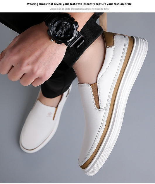 Zapatos Casuales de Cuero para Hombre sin Cordones - Image 10