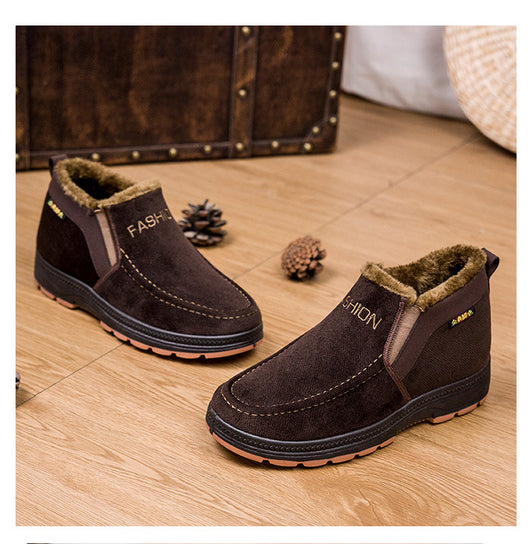 Zapatos de Invierno para Hombre con Forro Polar - Estilo Clásico Cómodo Antideslizante - Image 6