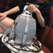 Mochila Mujer Dual con Borlas y Cristales Brillantes