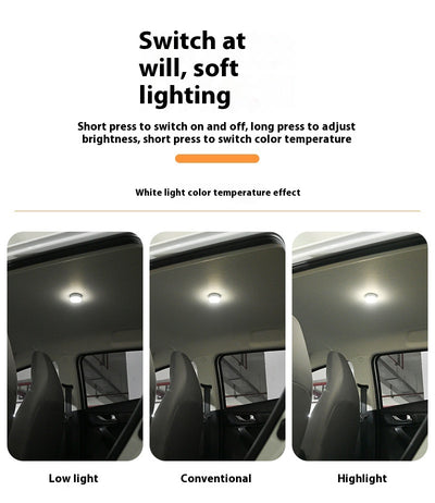 Lámpara LED Ambiental para Techo de Auto - Iluminación Delantera y Trasera - Image 10