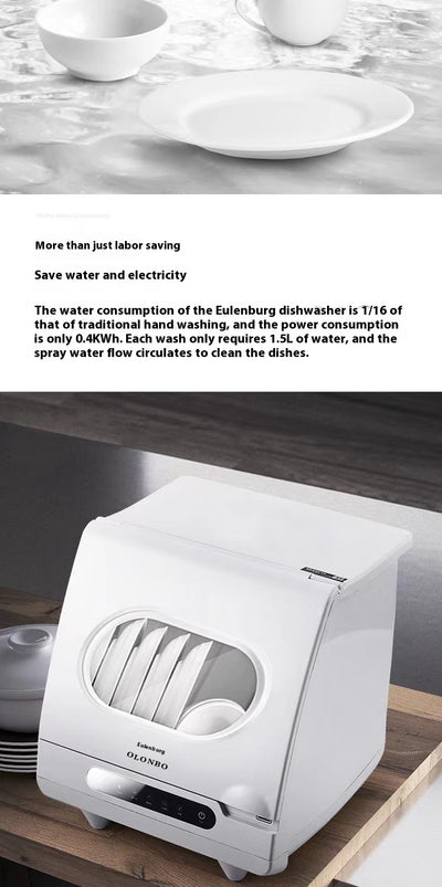 Lavavajillas de Escritorio Compacto con Desinfección Automática e Instalación Libre - Image 19