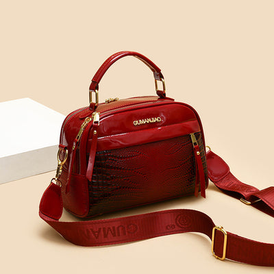 Bolso Mamá Grande de Capacidad Amplia - Bolsa Práctica Mujer Color Sólido - Image 9