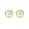 Aretes de Plata S925 con Perla y Cierre de Aguja para Mujer