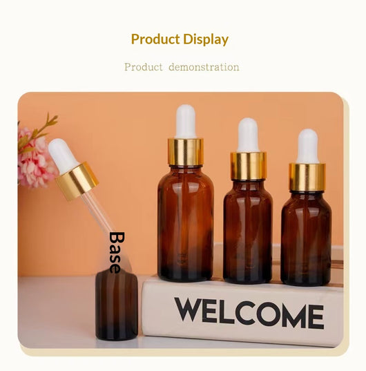 Botella de Vidrio Ámbar para Aceites Esenciales - Recargable y Portátil - Image 15