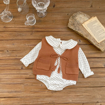 Chaleco Cardigan Tejido para Niños con Borlas - Image 5